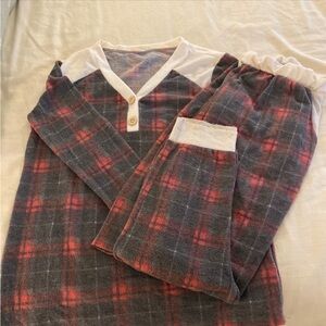 Plaid pajama Set